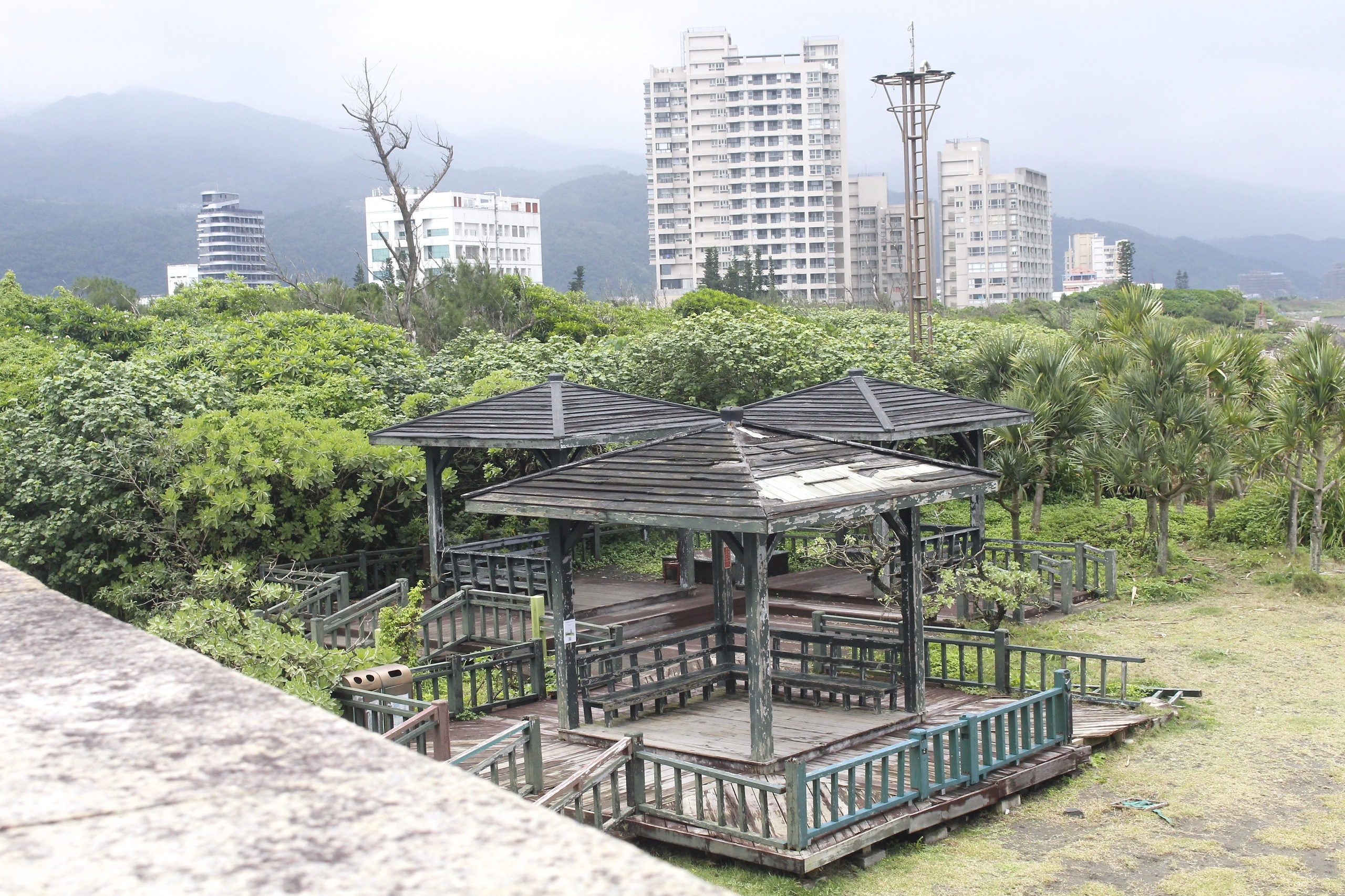 八角瞭望臺,宜蘭景點,濱海森林公園