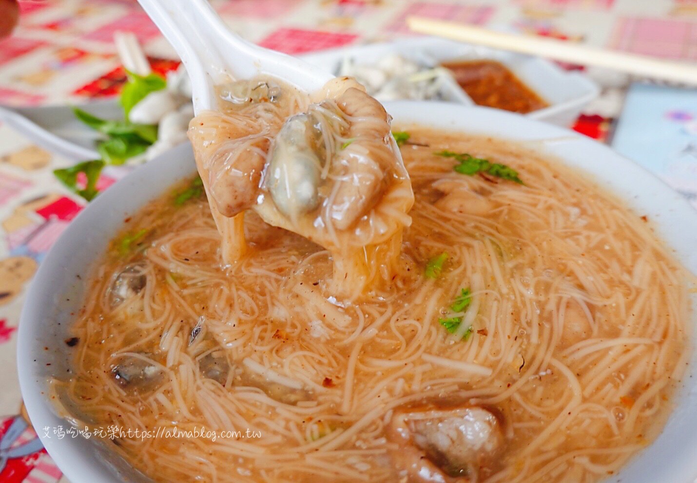 乾蚵仔,臺灣小吃,大腸蚵仔麵線,龜山美食,龜山蔡