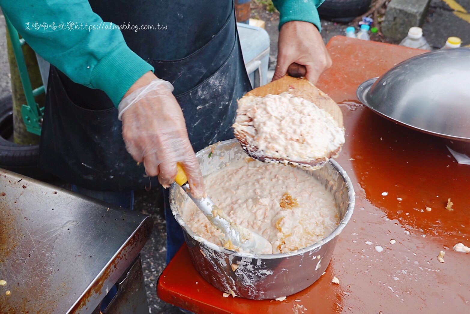 宜蘭小吃,宜蘭美食,蘇澳港廟口廖榮川米糕,蝦餅