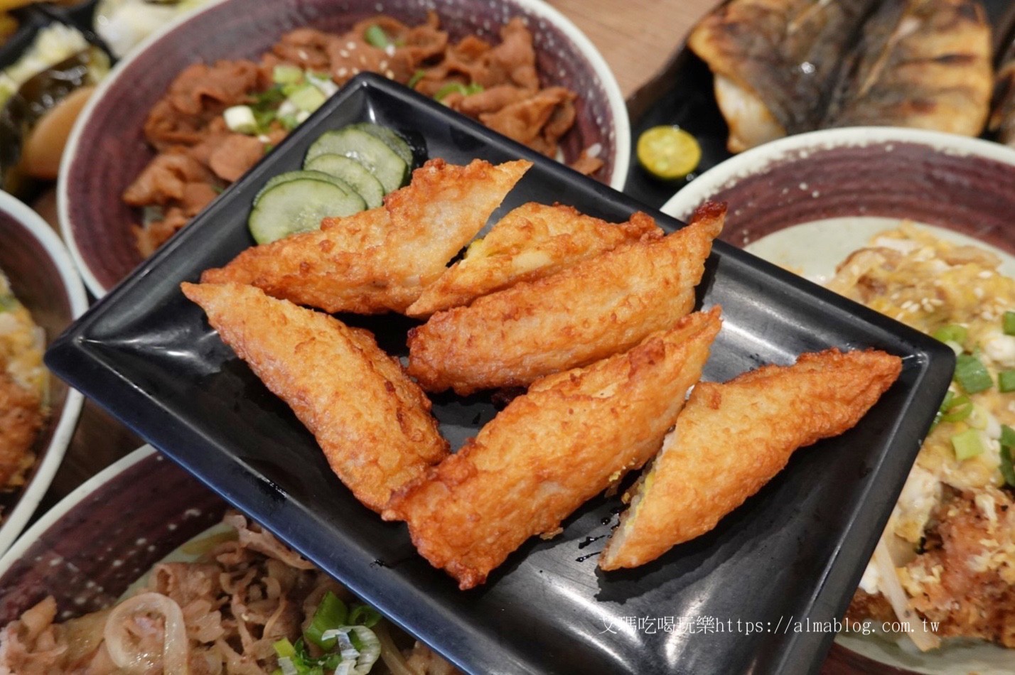 千夜一夜干 丼飯,午仔魚(yú),吃到飽,日式丼飯,桃園美食,燒肉飯,花魚(yú)一夜干,蘆竹美食,豬排丼飯