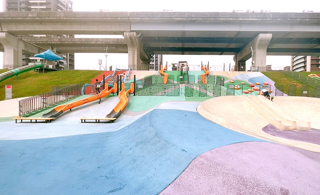 臺北好玩,大都會公園熊猴森樂園,新北公園,水樂園