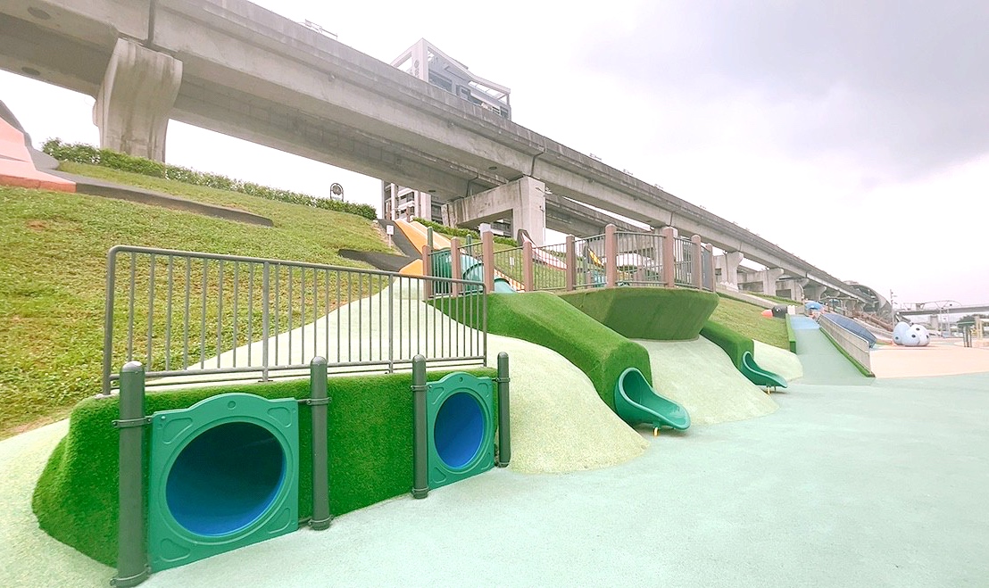 臺北好玩,大都會公園熊猴森樂園,新北公園,水樂園