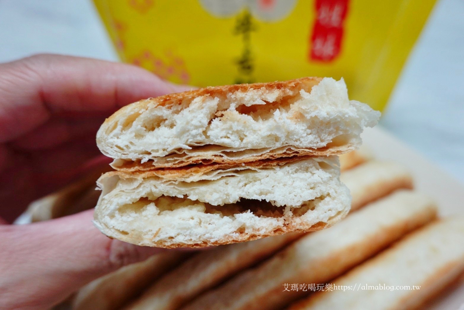 板橋梅華珍鹿港牛舌餅,板橋美食,牛舌餅,鹿港牛舌餅