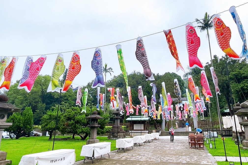 免費景點,桃園忠烈祠暨神社,鯉魚流光祭