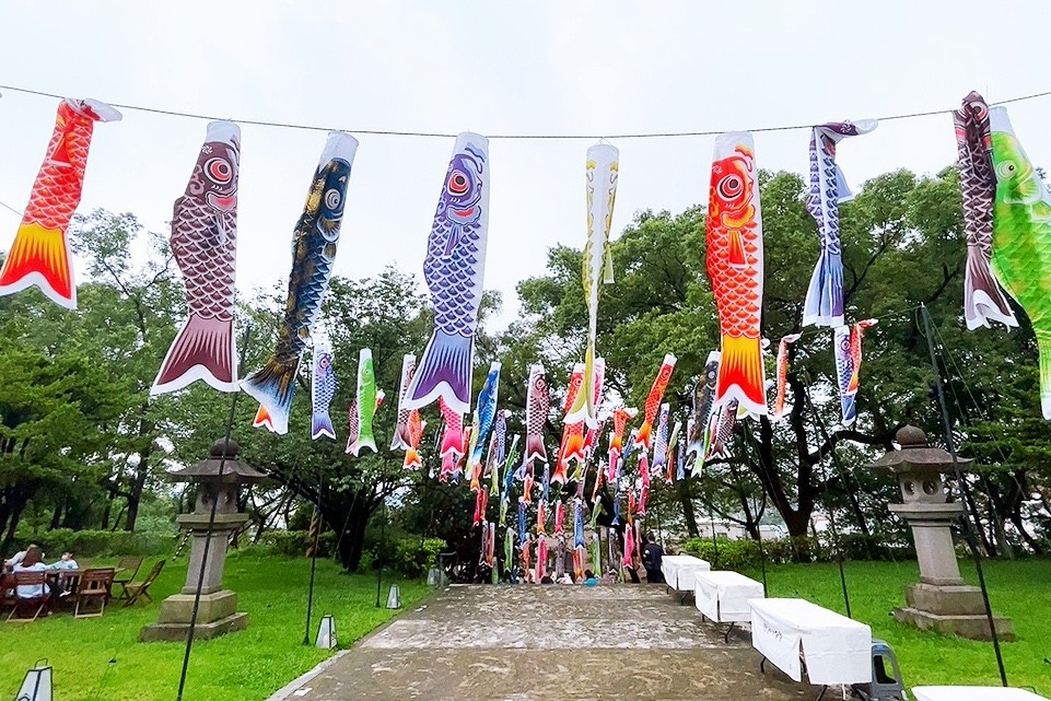 免費景點,桃園忠烈祠暨神社,鯉魚流光祭