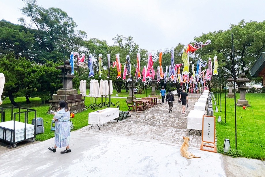 免費景點,桃園忠烈祠暨神社,鯉魚流光祭