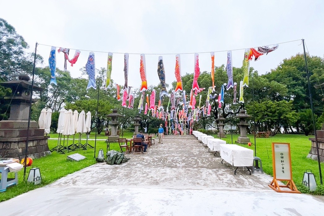 免費景點,桃園忠烈祠暨神社,鯉魚流光祭