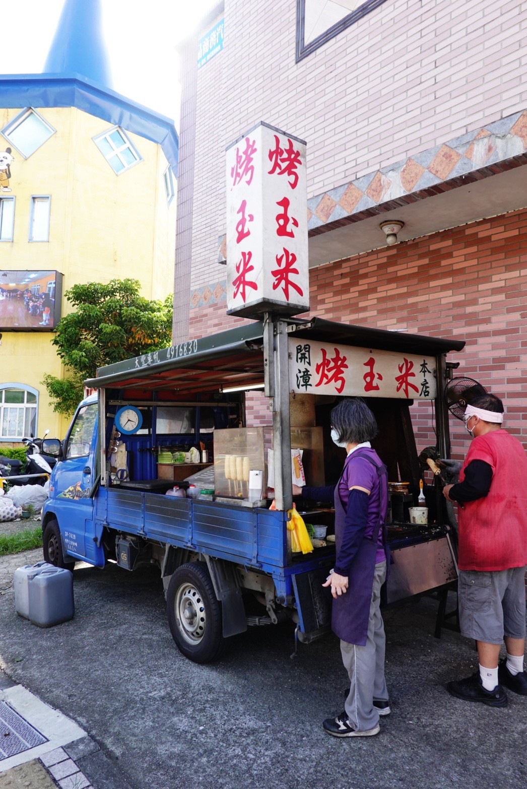 桃園美食,烤玉米,蘆竹美食,開漳烤玉米(光明公園口)