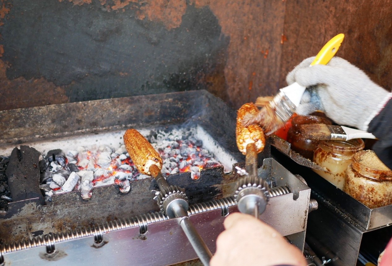 桃園美食,烤玉米,蘆竹美食,開漳烤玉米(光明公園口)