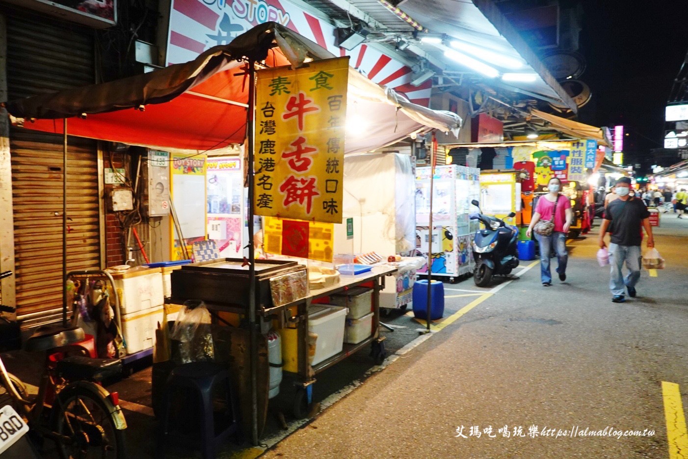 手工牛舌餅,桃園夜市,桃園美食,鹿港牛舌餅