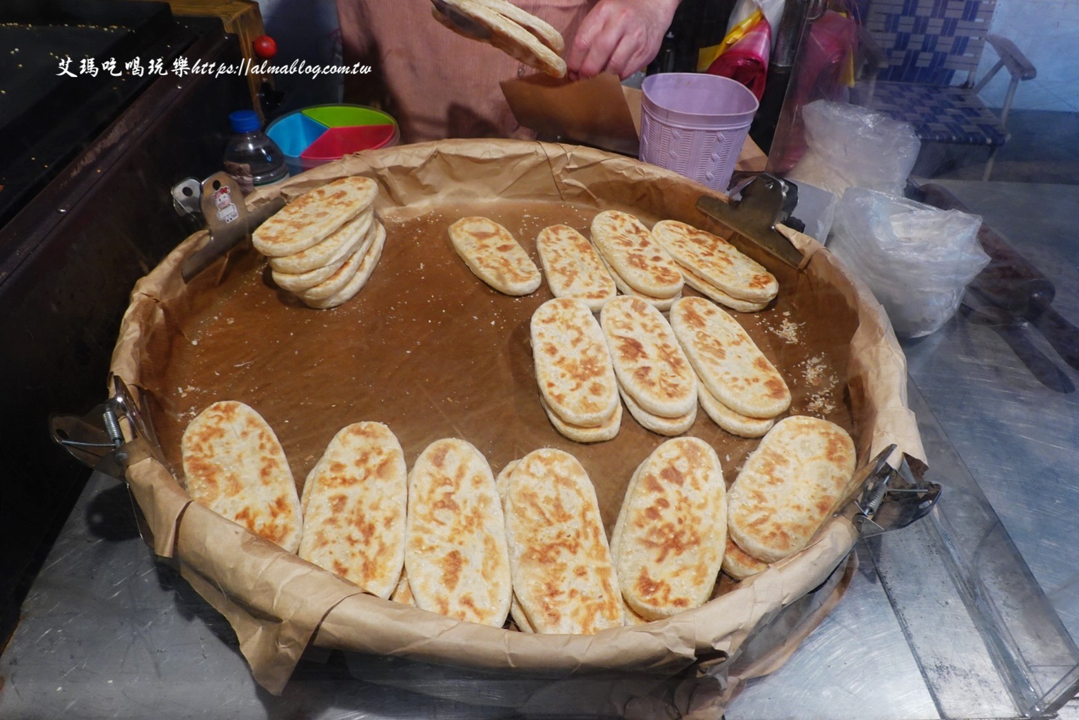 手工牛舌餅,桃園夜市,桃園美食,鹿港牛舌餅