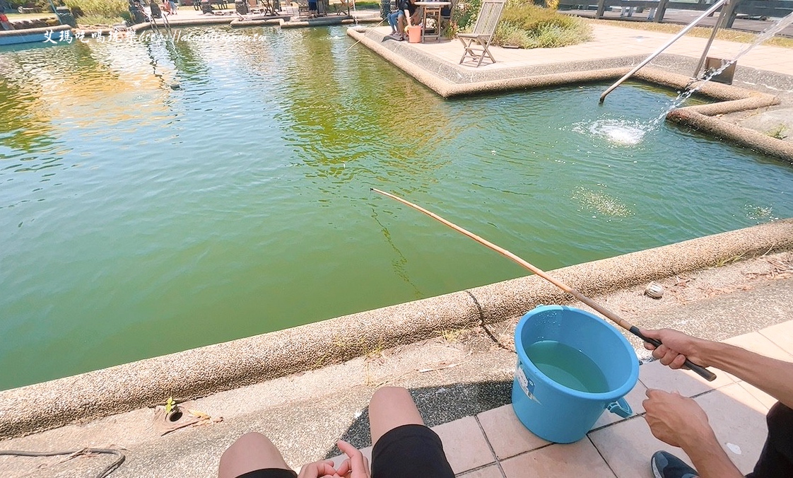 宜蘭景點,輕親魚朵生態園區,釣蝦,釣魚,鹽焗臺灣鯛