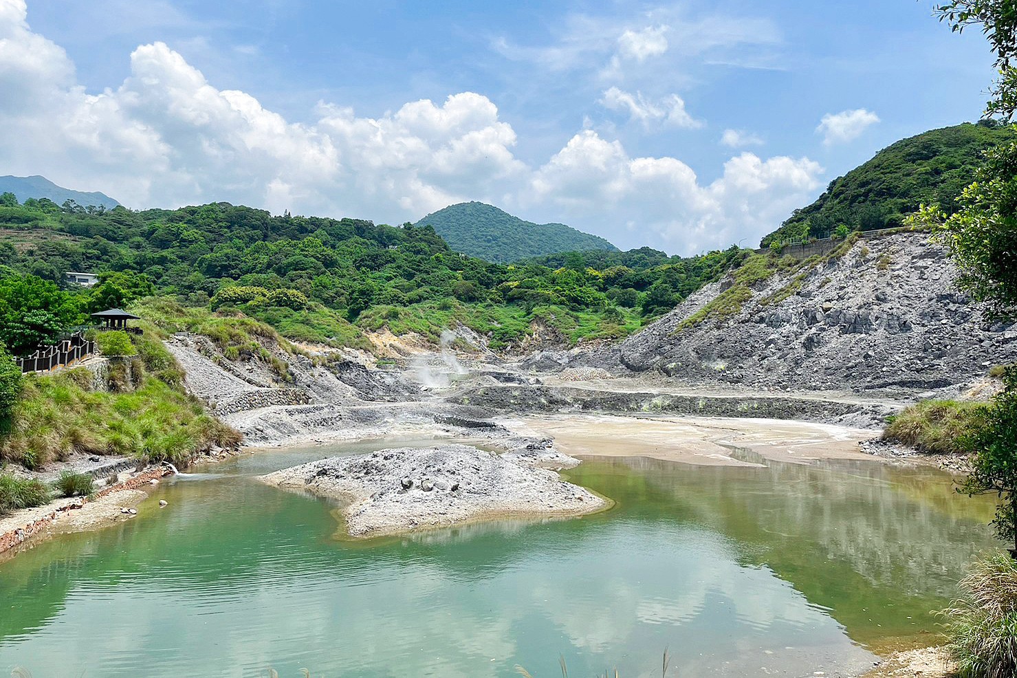 臺北景點,免費景點,硫磺谷步道,免費步道,硫磺谷溫泉泡腳池