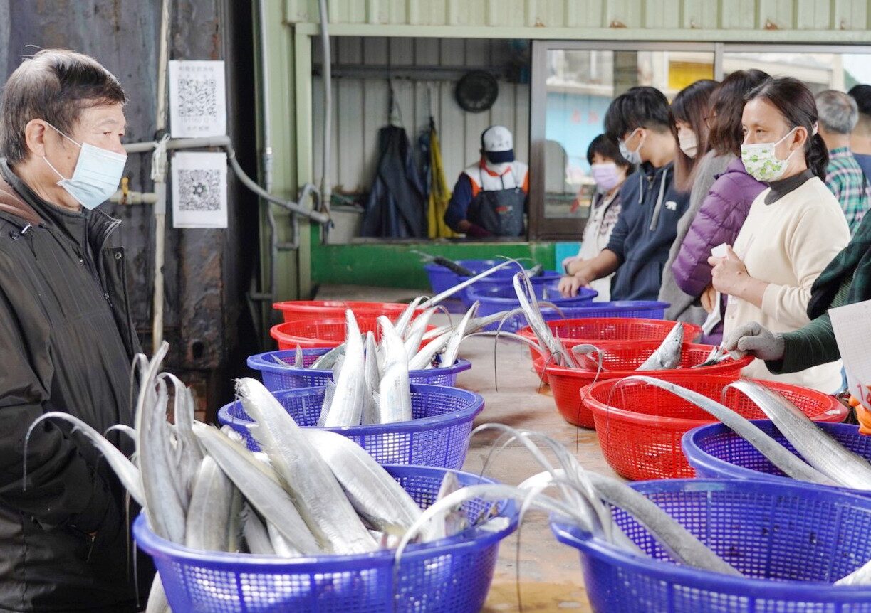 批發,新竹景點,明發定置漁場,買魚,野生魚瀑布,香山景點,魚,魚港